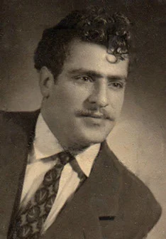 السيد زهير رمضان في شبابه